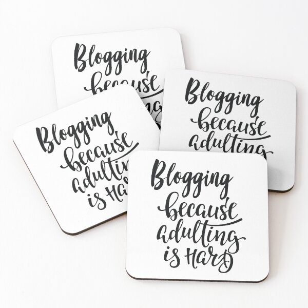 Item preview, Blogging Because Adulting Is Hard designed and sold by ProjectX23.