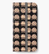 No Evil Monkeys Emoji JoyPixels Sweet Monke iPhone Wallet/Case/Skin