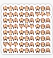 Keine bösen Affen Emoji JoyPixels Sweet Monke Sticker