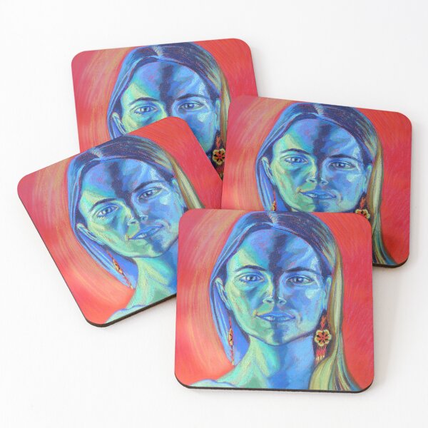 Item preview, Blue Woman (self portrait) designed and sold by BlueStarseed.
