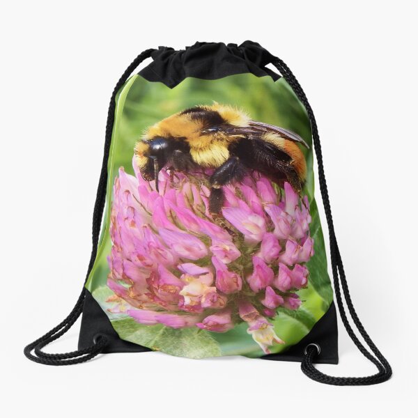 Clover Bumblebee Drawstring Bag