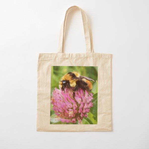 Clover Bumblebee Cotton Tote Bag