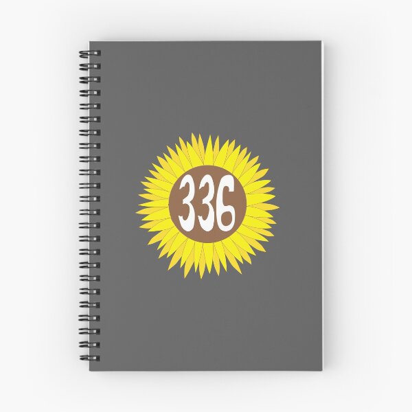 Item preview, Hand Drawn North Carolina Sunflower 336 Area Code designed and sold by itsrturn.
