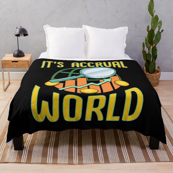 Item preview, It's Accrual World Awesome Accounting Pun designed and sold by perfectpresents.