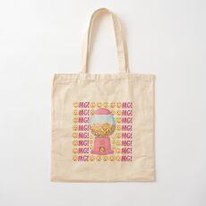 OMG Gumball Machine Emoji JoyPixels Cute Face Balls Cotton Tote Bag