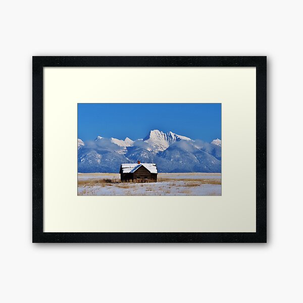 Sunny Winter Memory Framed Art Print