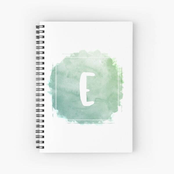 Item preview, Framed Teal White Watercolor Splash Monogram Set - E designed and sold by MysticMagpie.