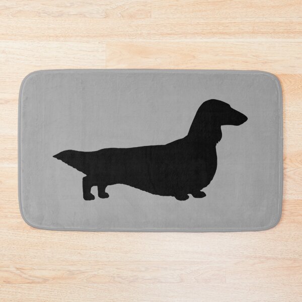 Item preview, Longhaired Dachshund Silhouette(s) Long Haired Wiener Dog designed and sold by Jenn Inashvili.