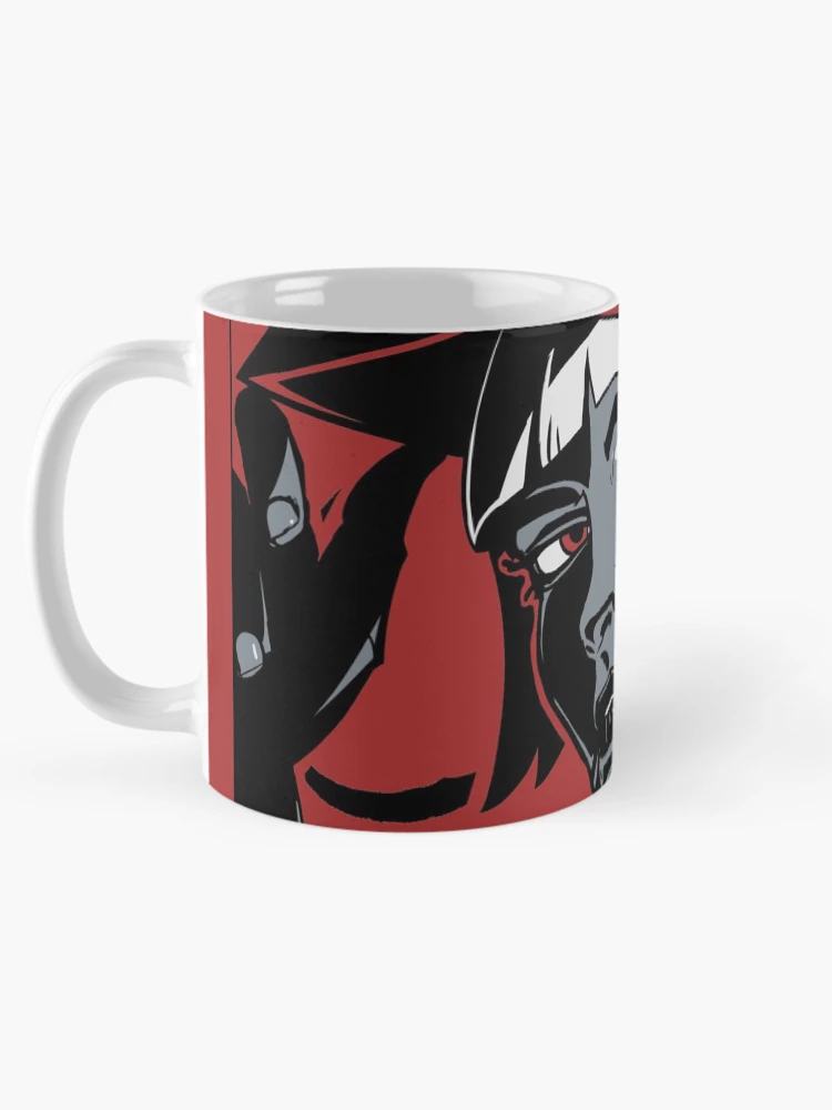Imagen 5 de 6, Taza de café con la obra Rojo "R R R R R", diseñada y vendida por megalon-gaming.