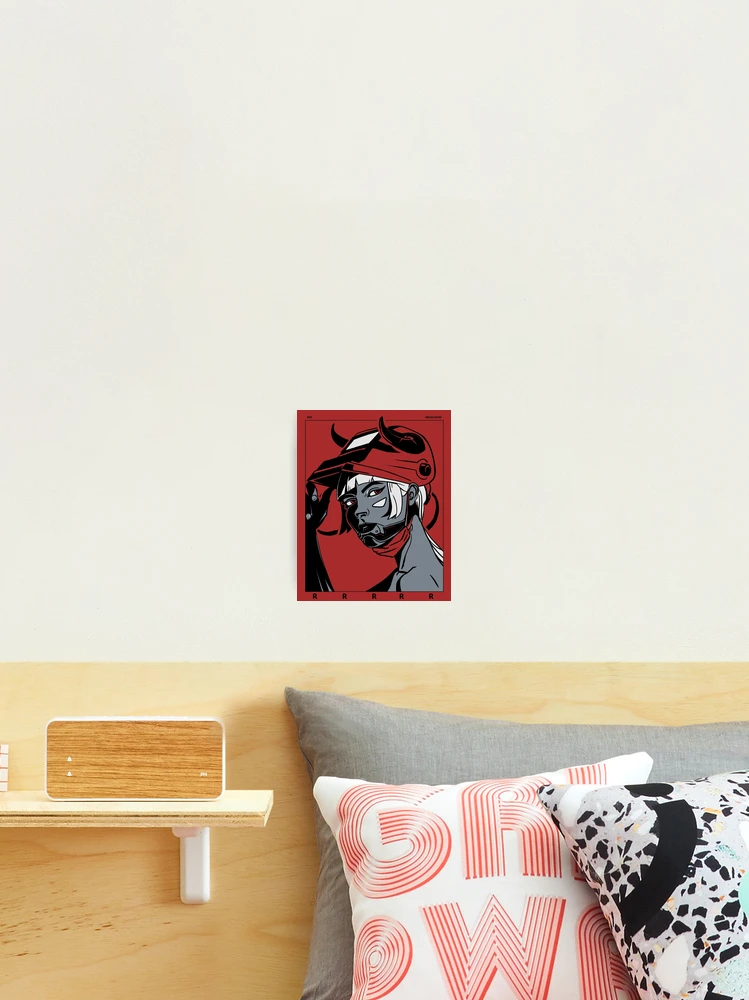 Imagen 2 de 3, Lámina fotográfica con la obra Rojo "R R R R R", diseñada y vendida por megalon-gaming.