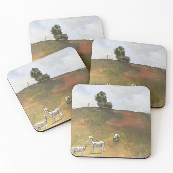Item preview, Alpacas and sheep grazing designed and sold by Rags51.