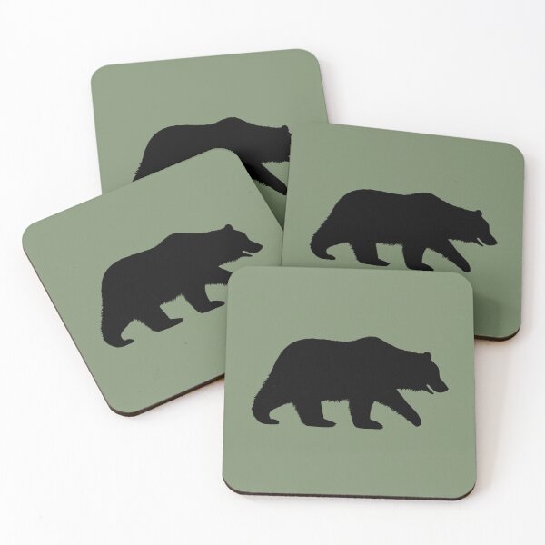 Item preview, Grizzly Bear Silhouette(s) designed and sold by Jenn Inashvili.