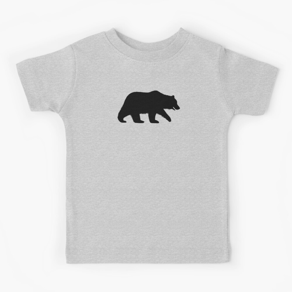 Grizzly Bear Family Silhouettes, Mama Bear with Cubs Kids T-Shirt for  Sale by Jenn Inashvili