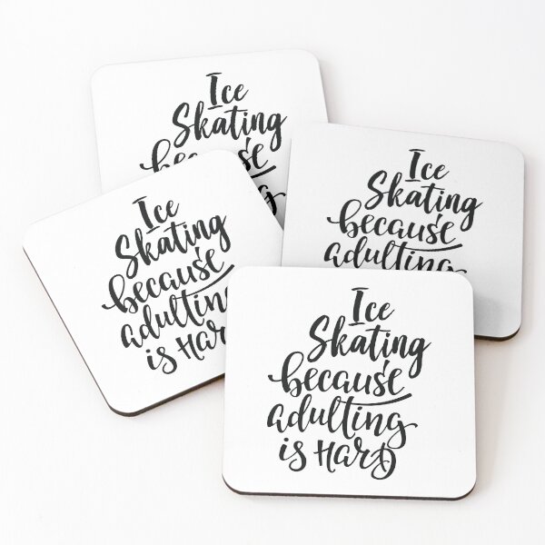 Item preview, Ice Skating Because Adulting Is Hard  designed and sold by ProjectX23.
