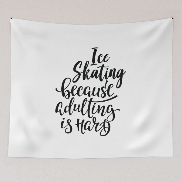 Item preview, Ice Skating Because Adulting Is Hard  designed and sold by ProjectX23.