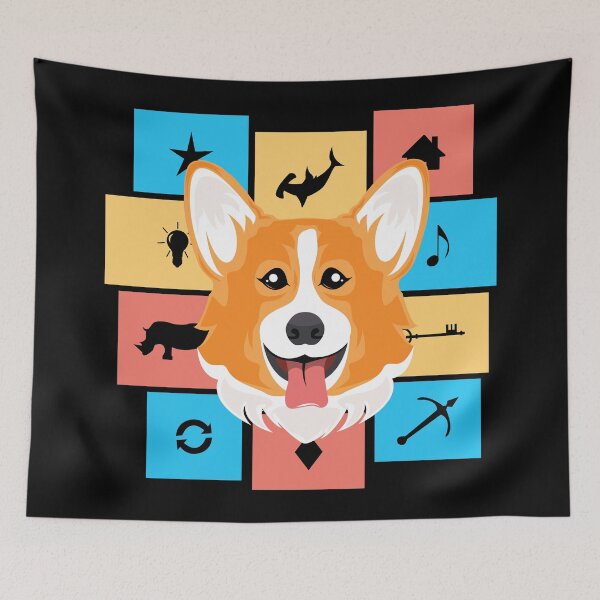 Item preview, Rapunzel the Corgi (AKA Lydia Spring) designed and sold by Masonde Designs.