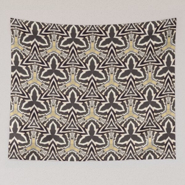 Item preview, African Black and Cream Pattern designed and sold by JillyBeanDesign.
