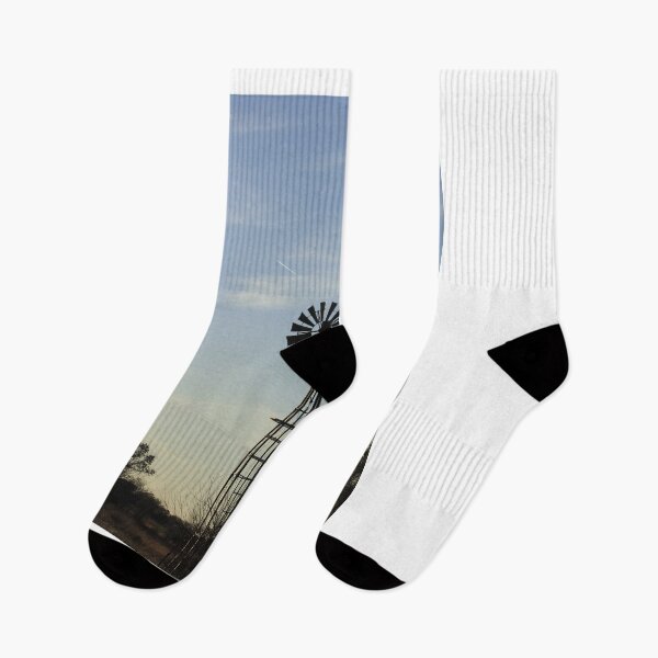 Item preview, Kansas Windmill in a Pasture with blue sky and clouds designed and sold by ROBERTDBROZEK.