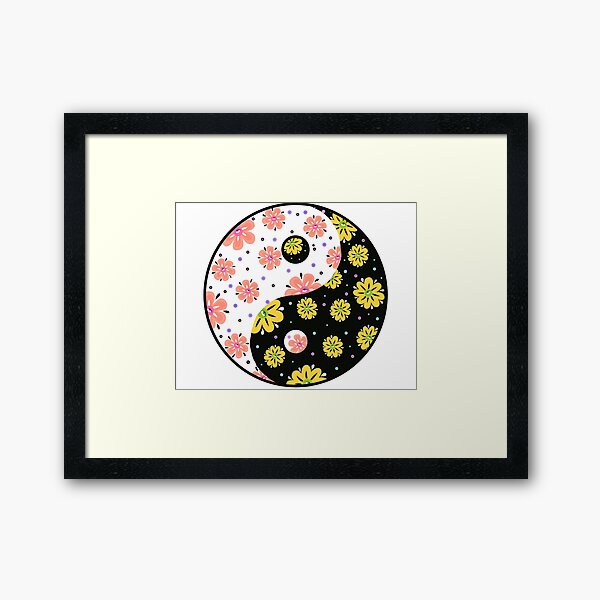 Yin Yang Framed Art Print