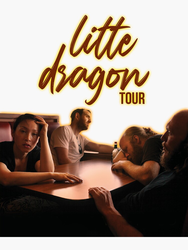 "LITTLE DRAGON TOUR" Sticker by gohicolo Redbubble