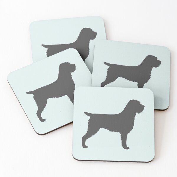 Item preview, Wirehaired Pointing Griffon Silhouette(s) designed and sold by Jenn Inashvili.
