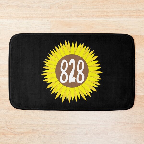 Item preview, Hand Drawn North Carolina Sunflower 828 Area Code designed and sold by itsrturn.