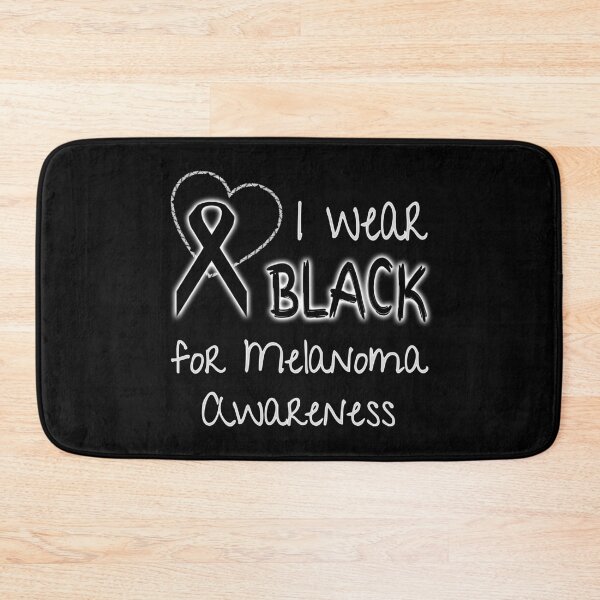 Item preview, I Wear Black for Melanoma Awareness Ribbon Graphic product designed and sold by nikkidawn74.