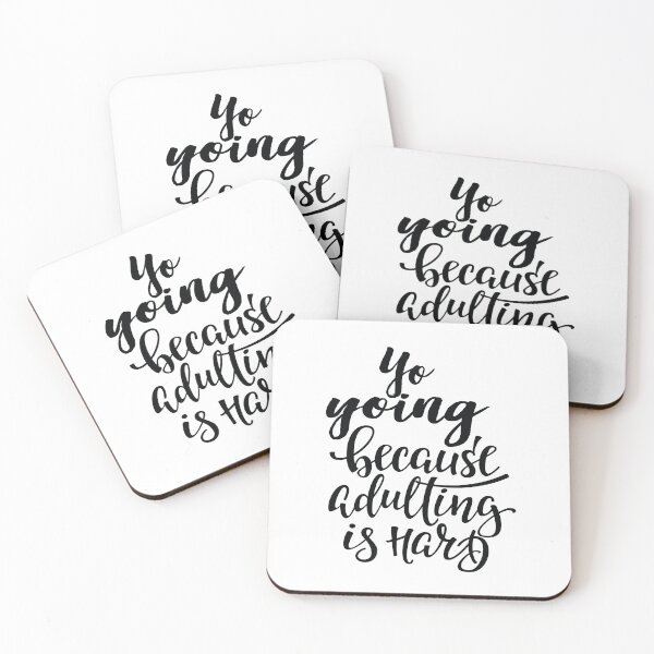 Item preview, Yo-yoing Because Adulting Is Hard designed and sold by ProjectX23.
