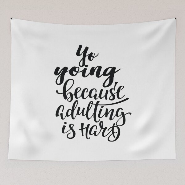 Item preview, Yo-yoing Because Adulting Is Hard designed and sold by ProjectX23.