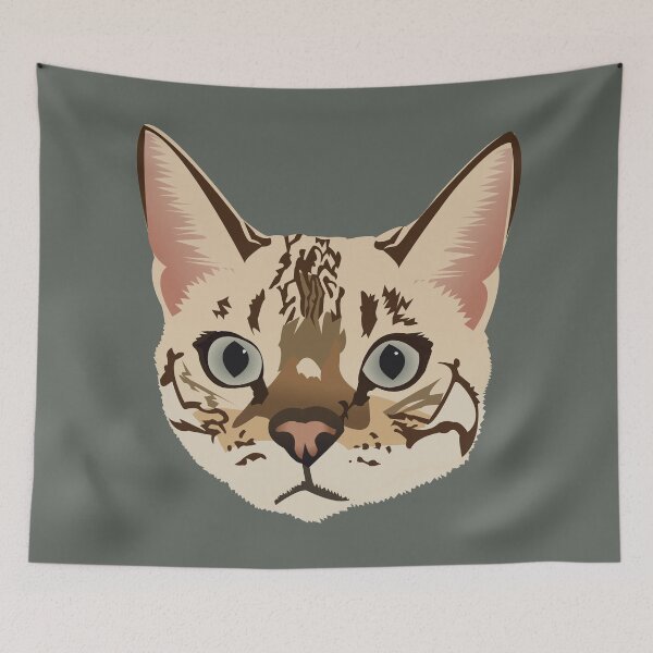 Artikelvorschau, Entzückende Bengalkatze entworfen und verkauft von KCPetPortraits.