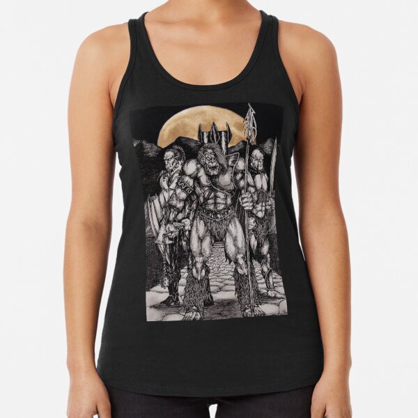 Off to Battle Racerback Tank Top