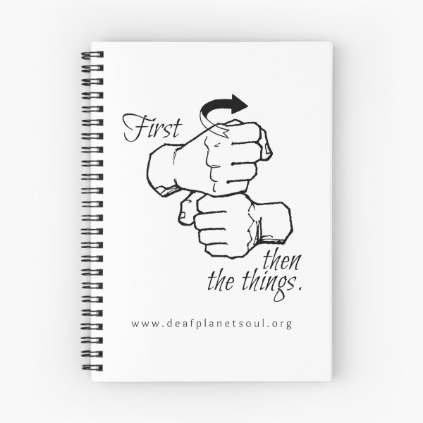 Item preview, First Coffee, Then the Things ASL Travel Mug designed and sold by deafplanetsoul.