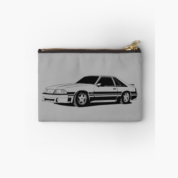 Item preview, Ford Mustang GT (fox body) - stylized black on light background  designed and sold by mal-photography.