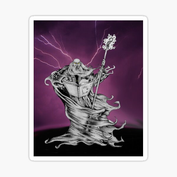 Decay of a Wizard Sticker