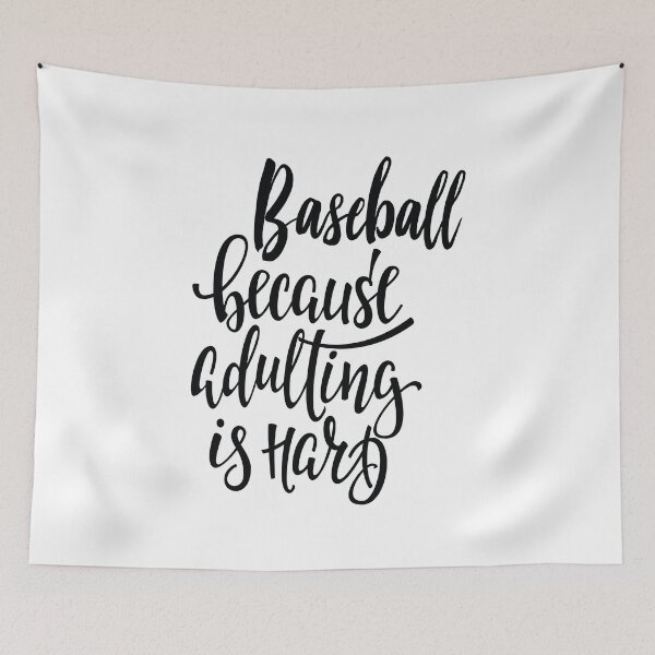 Item preview, Baseball Because Adulting Is Hard designed and sold by ProjectX23.