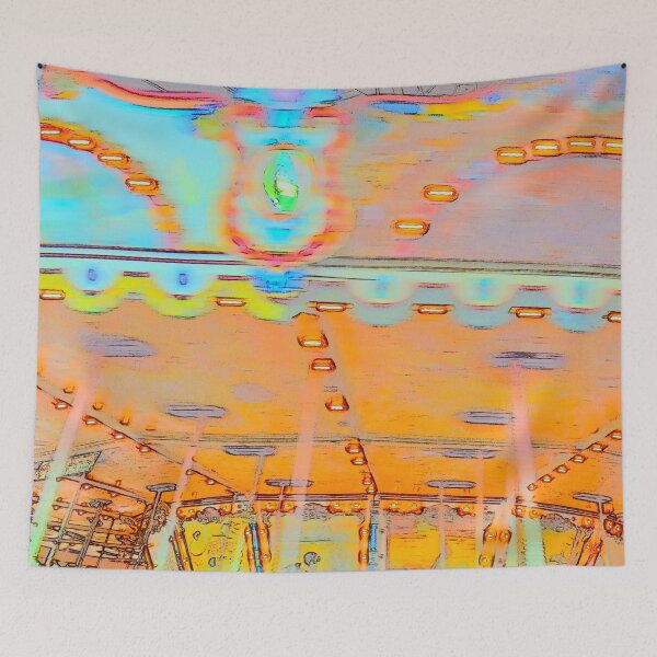 Item preview, Carrusel en naranja designed and sold by Boho Contessa.