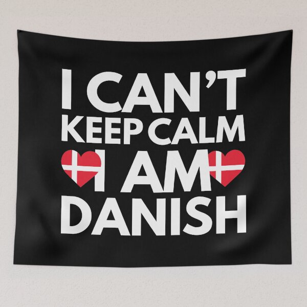 Item preview, I Cant Keep Calm, I am Danish from Denmark designed and sold by HelloFromAja.