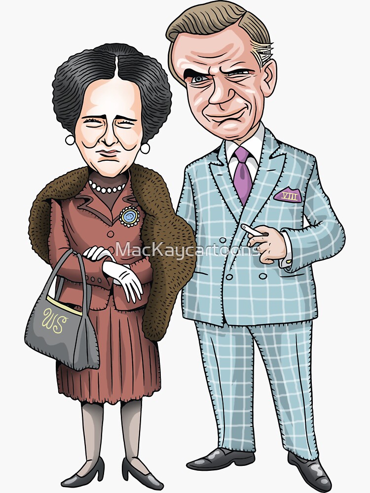 The Duke and Duchess of Windsor by MacKaycartoons