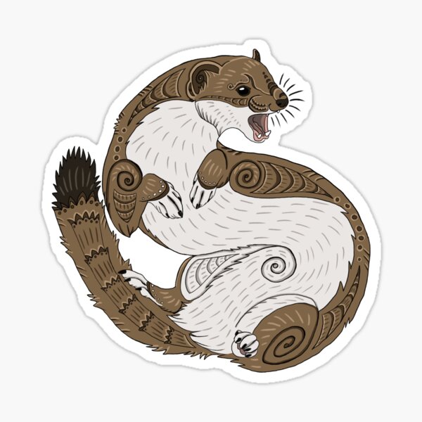 Item preview, Weasel designed and sold by Corvola Creations.