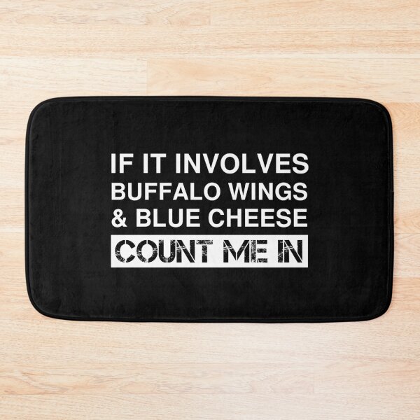 Item preview, Funny Buffalo Wings And Blue Cheese Chicken Wings designed and sold by Creekman Designs.