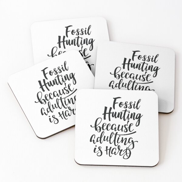 Item preview, Fossil Hunting Because Adulting Is Hard designed and sold by ProjectX23.