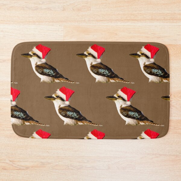Item preview, Kookaburra, Christmas Kookaburra on Tan background designed and sold by Ohlordi.