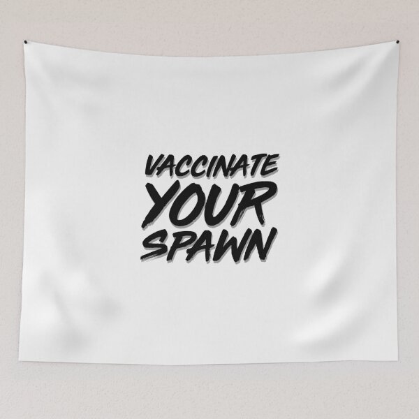 Item preview, Vaccinate Your Spawn Black designed and sold by felixbunny.