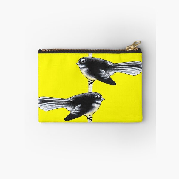 Item preview, Piwakawaka Pair (on yellow) designed and sold by MHen.
