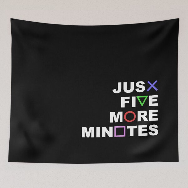 Item preview, Video Game Art | Just Five More Minutes designed and sold by Selecttostart.