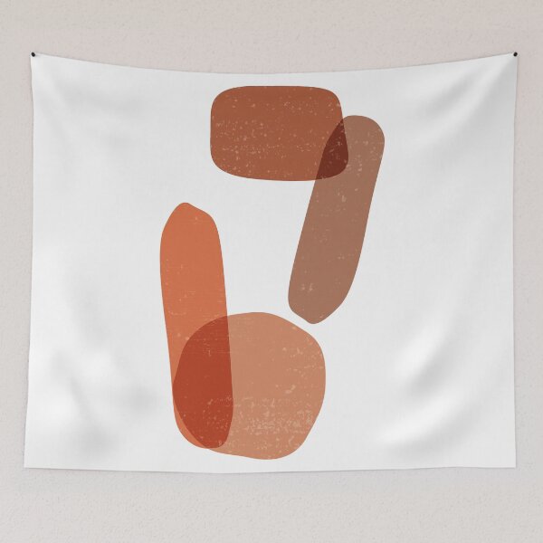 Item preview, Terracotta Abstract 74 - Modern, Contemporary Art - Abstract Organic Shapes - Minimal - Brown designed and sold by Studio Grafiikka.