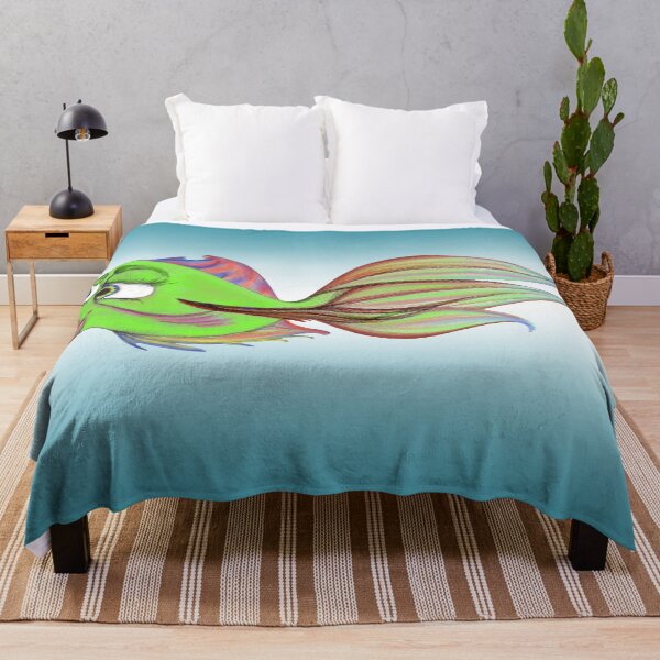 Item preview, Beautiful green fish designed and sold by DinkumDoodles.