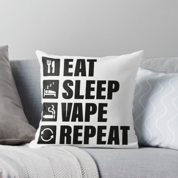 Item preview, Eat Sleep Vape Repeat, Funny Vaping designed and sold by Space Fox.
