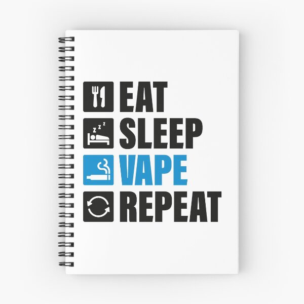 Item preview, Eat Sleep Vape Repeat, Funny Vaping designed and sold by Space Fox.