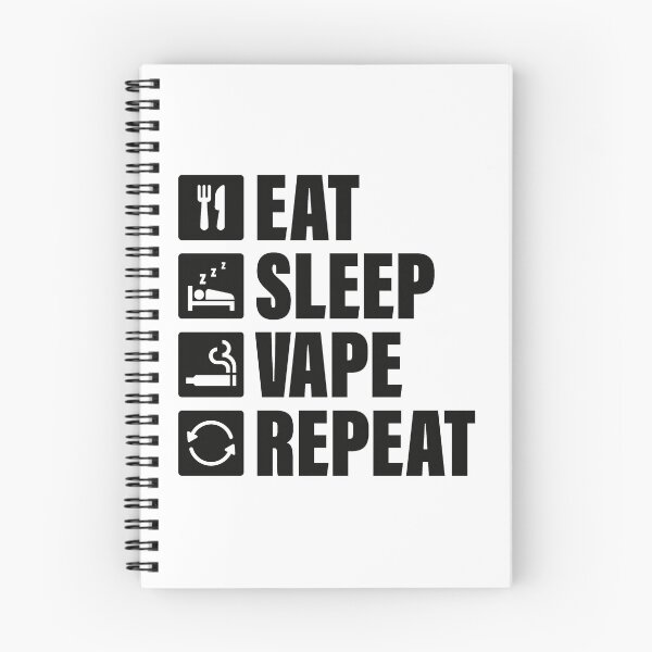 Item preview, Eat Sleep Vape Repeat, Funny Vaping designed and sold by Space Fox.